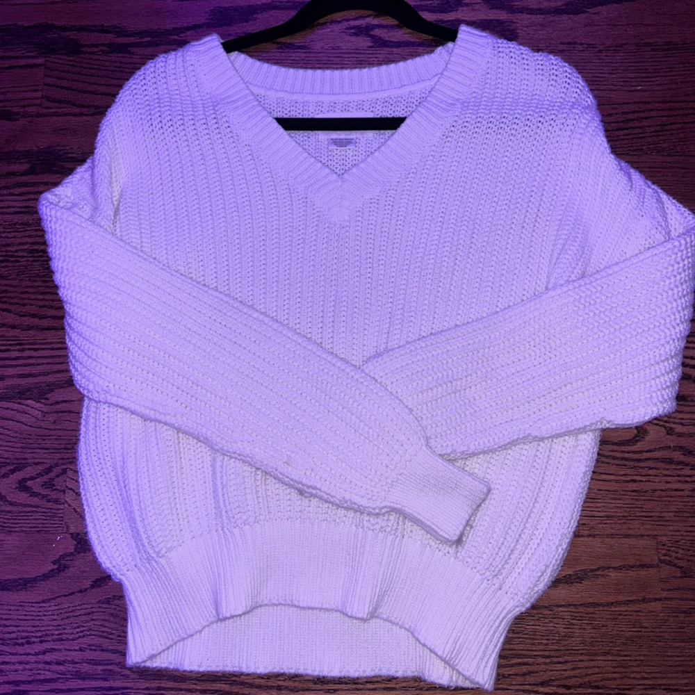 PINK V-neck sweater